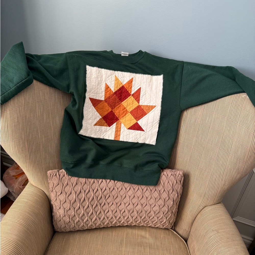 Patchwork crewneck - image 1